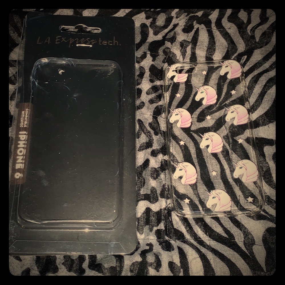 IPHONE 6 PLASTIC CASE *NEW* (UNICORN)